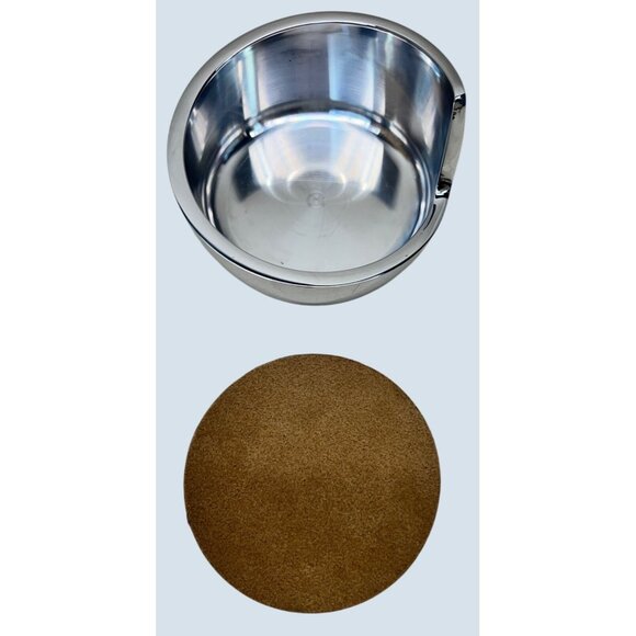 Nambe Smith Celentano Metal Spiral Wine Coaster 6189 with Box USA - Picture 7 of 11